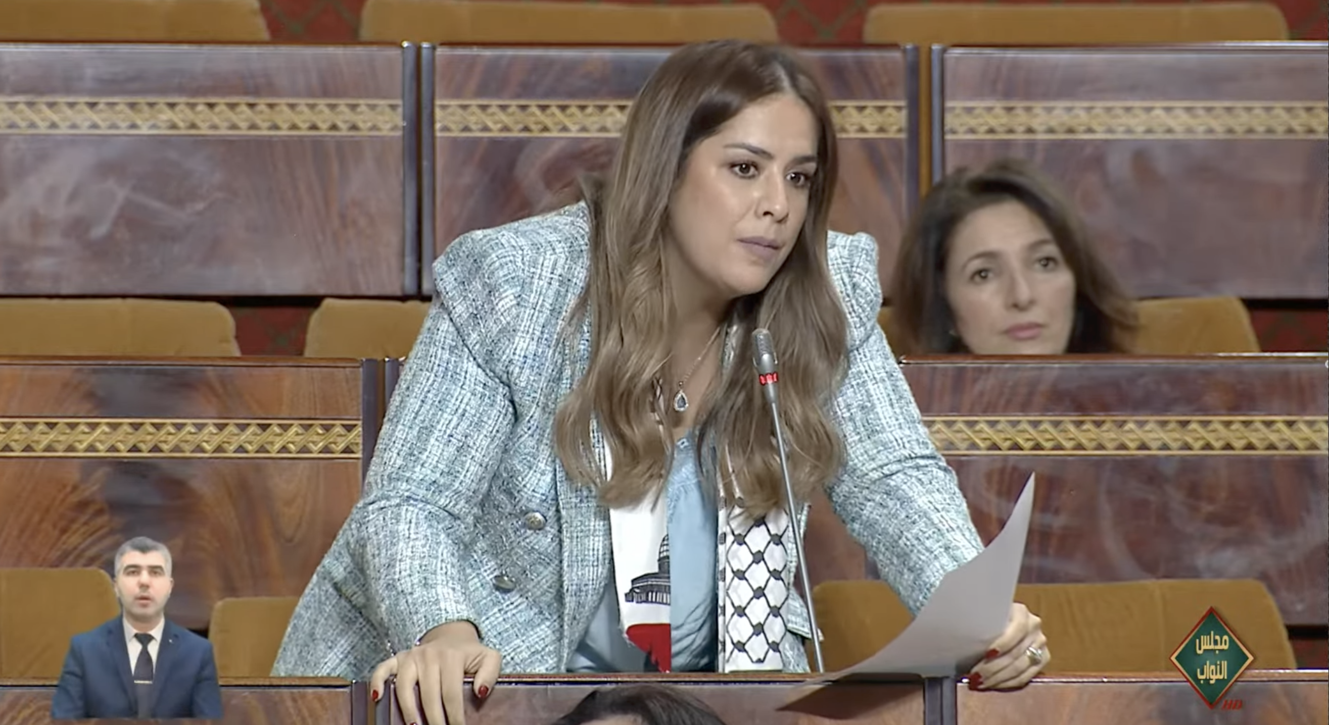 العنوان: مداخلة النائبة ريم شباط في جلسة عمومية للأسئلة الشفوية بمجلس النواب (الإثنين 2 دجنبر 2024) حول قانون الإضراب.